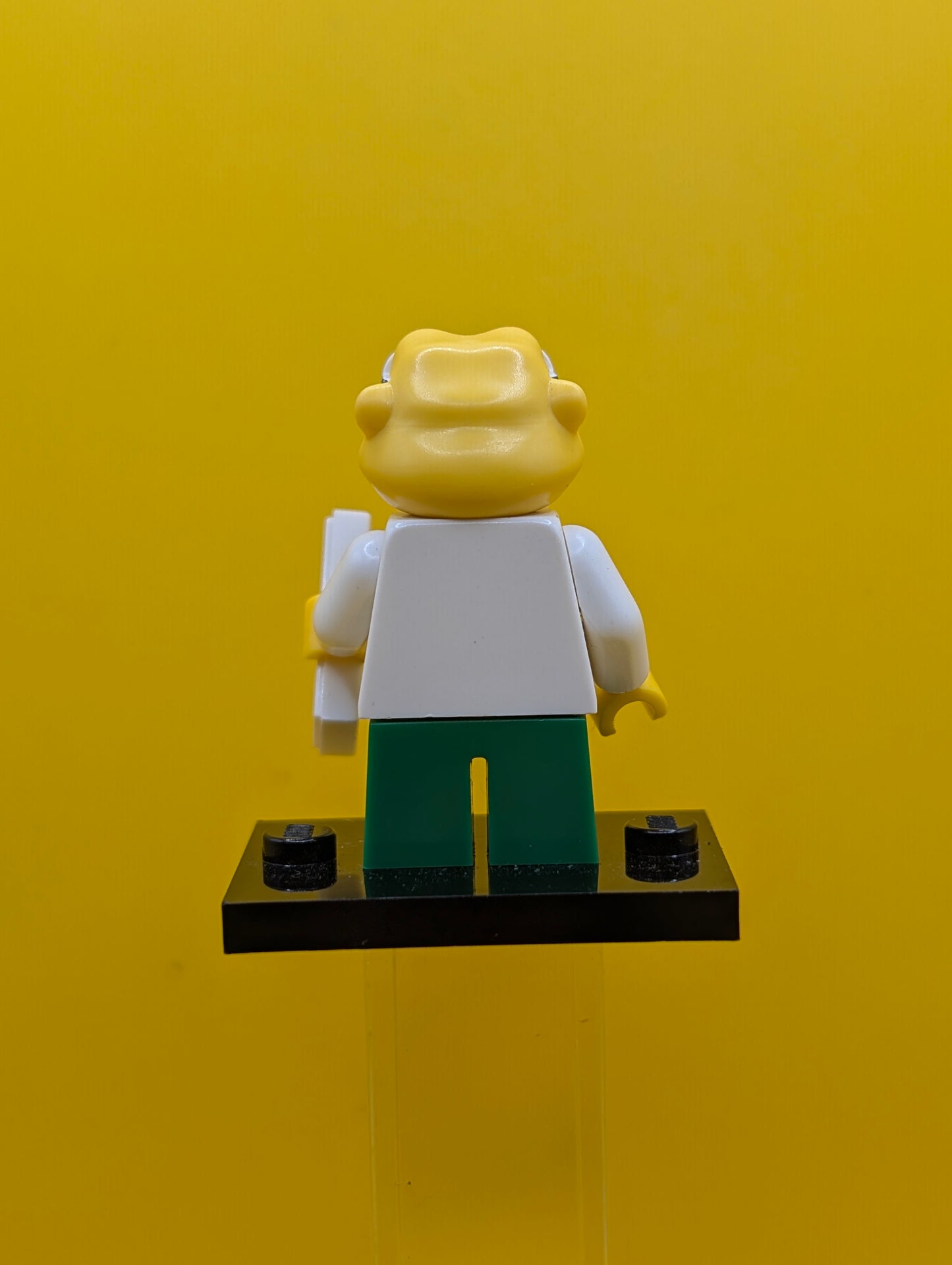 Hans Moleman colsim2-10 The Simpsons, Series 2 (Complete Set with Stand and Accessories) Cmf Lego Minifigure