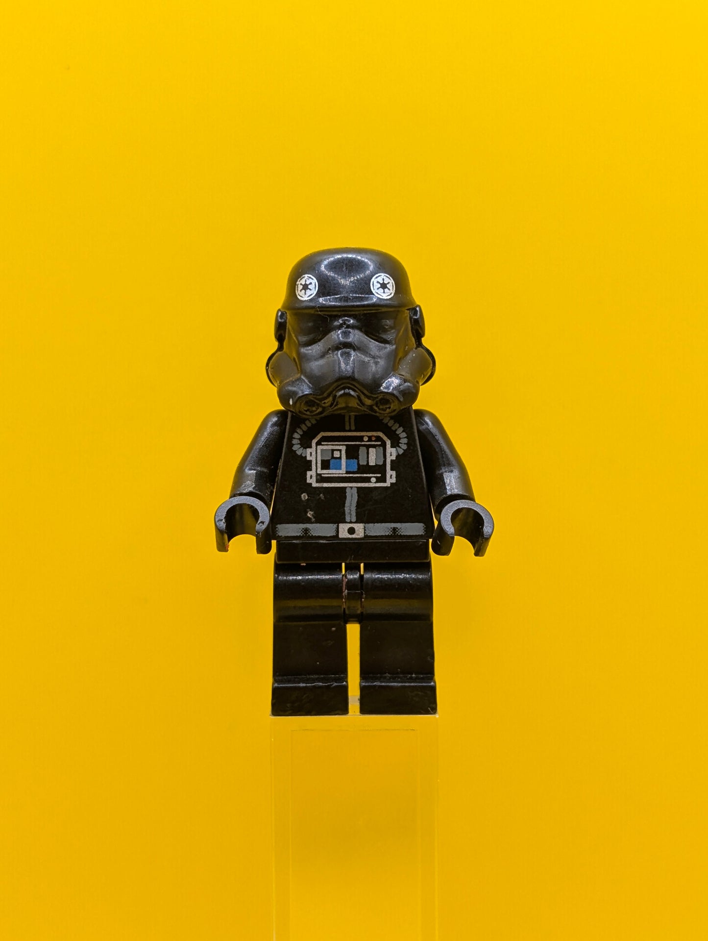 Imperial TIE Fighter / Interceptor Pilot sw0035b Black Head Star Wars Lego Minifigure