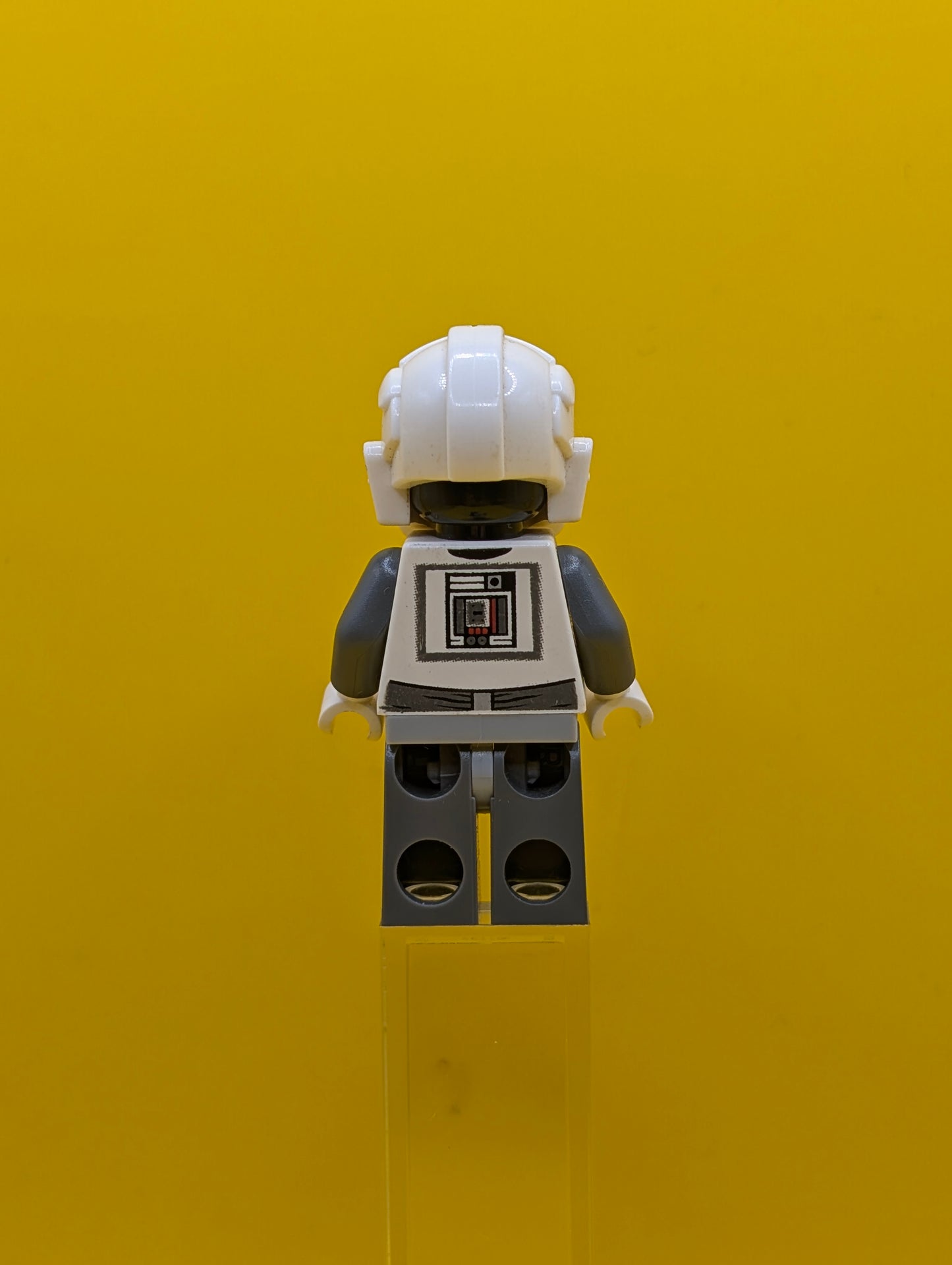 AT-AT Driver sw0262 Red Imperial Logo, Bluish Grays, Black Head, Stormtrooper Type 2 Helmet Star Wars Lego Minifigure