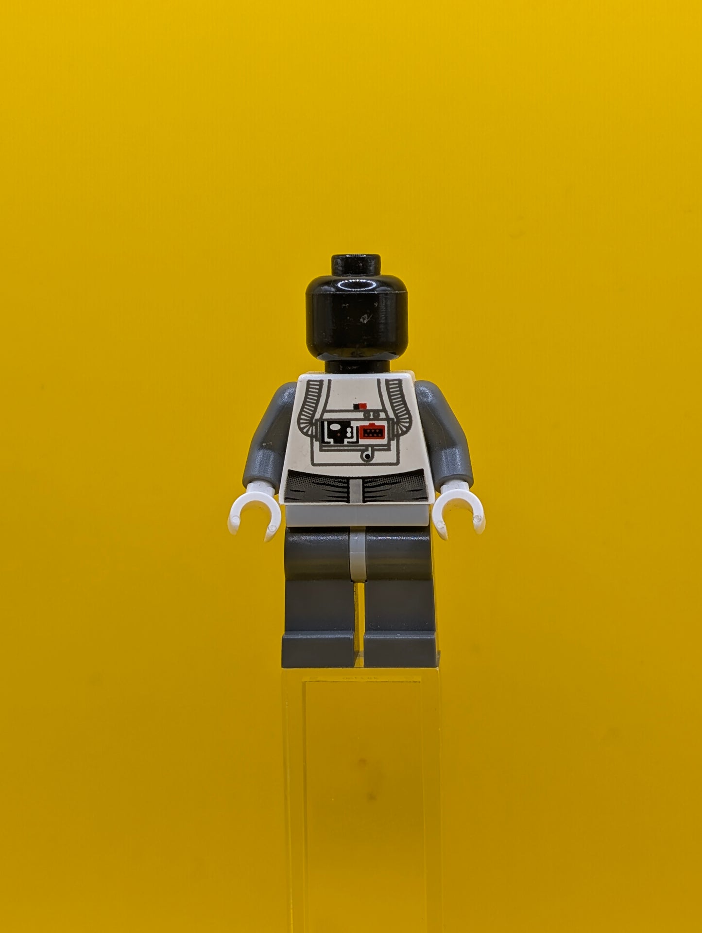 AT-AT Driver sw0262 Red Imperial Logo, Bluish Grays, Black Head, Stormtrooper Type 2 Helmet Star Wars Lego Minifigure