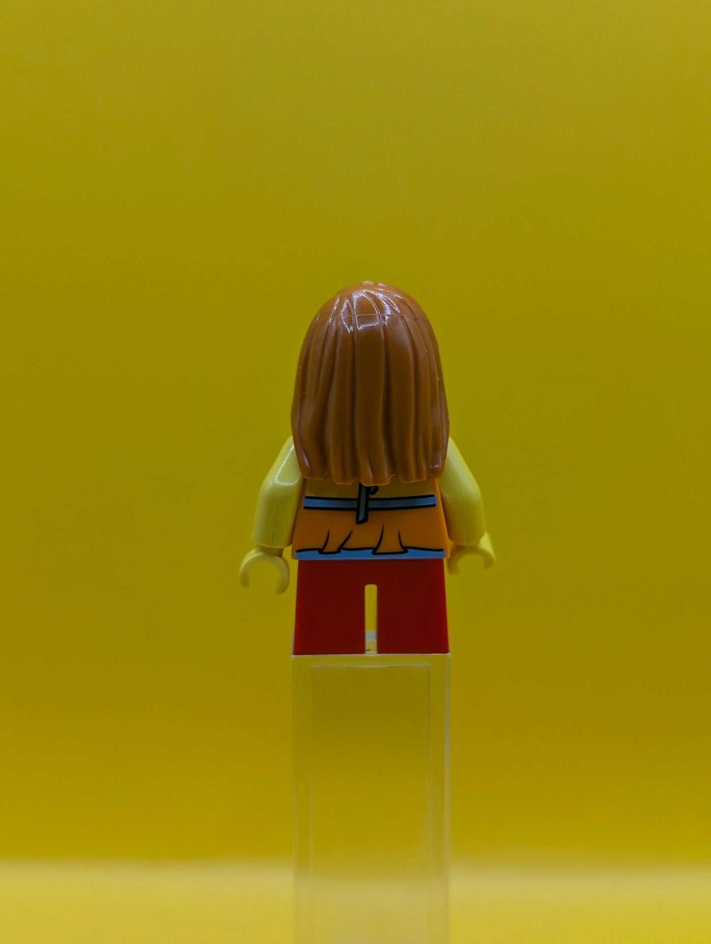 Child Girl twn161 Orange Top City Minifigure Lego