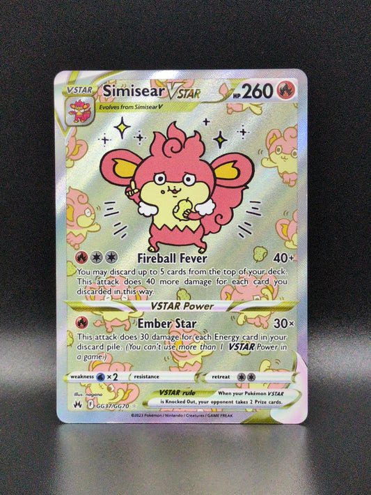 Simisear VSTAR #GG37/GG70 - Crown Zenith: Galarian Gallery