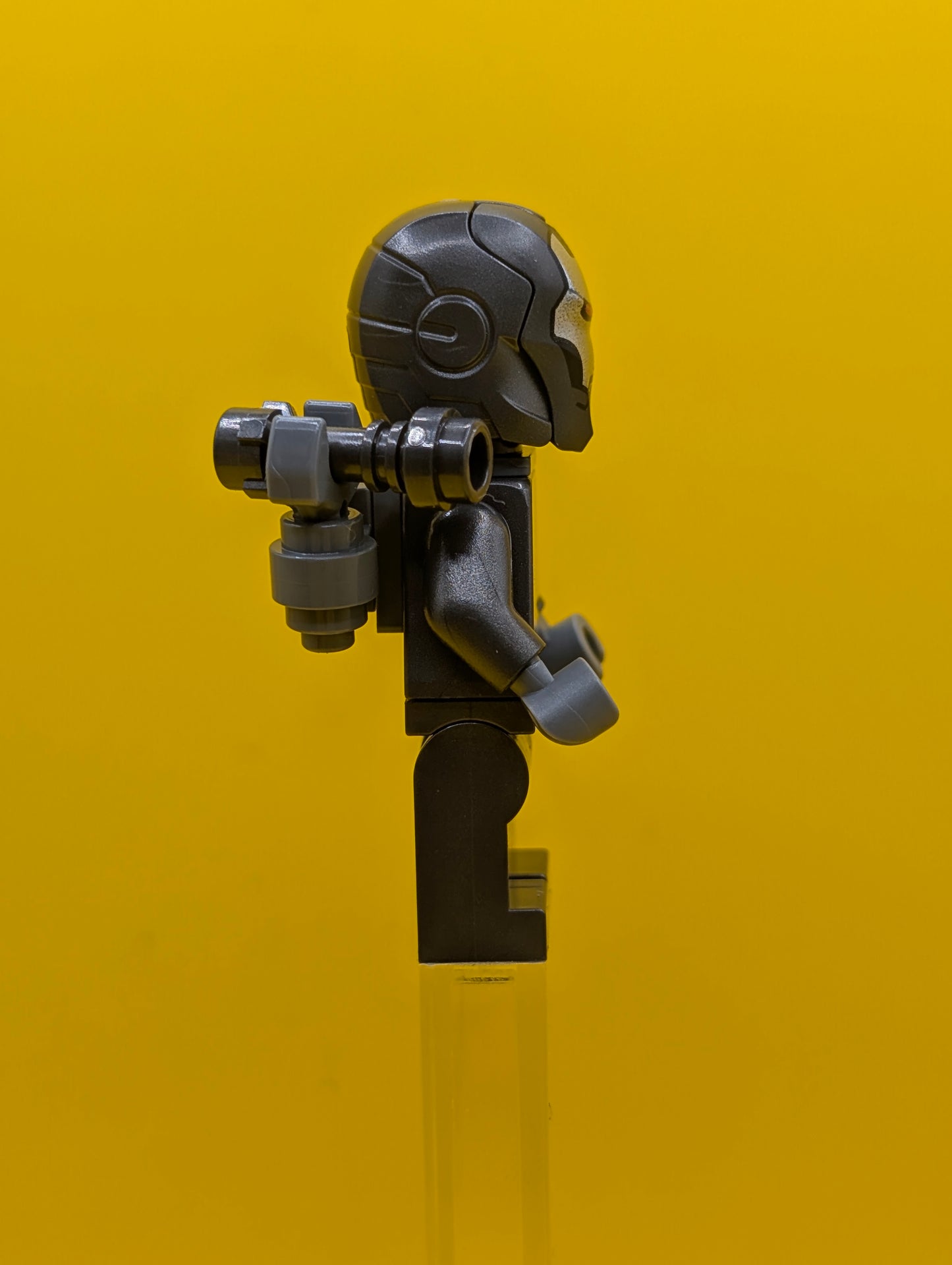 War Machine sh0819 Pearl Dark Gray and Silver Armor with Backpack Marvel Lego Minifigure
