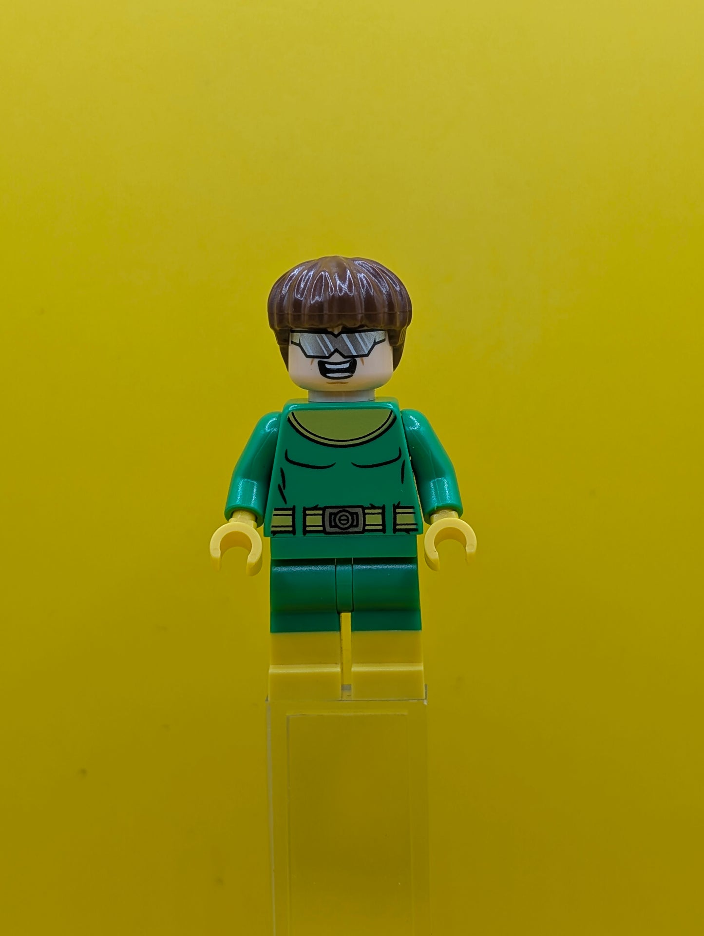 Dr. Octopus sh0284 (Otto Octavius) / Doc Ock - Bright Green Outfit, Neck Bracket Marvel Lego Minifigure