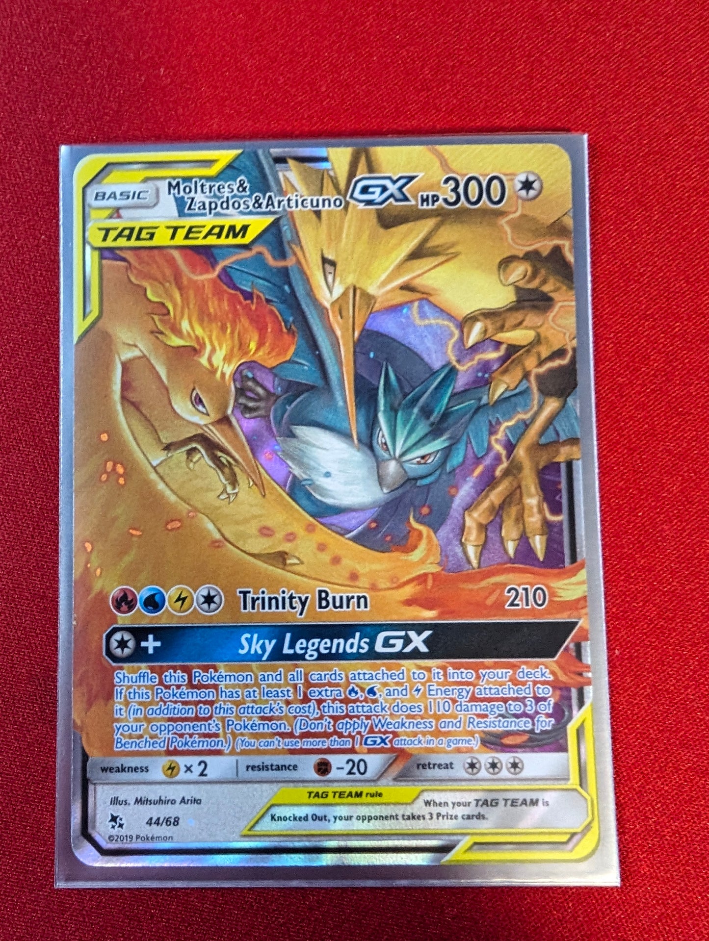 Moltres & Zapdos & Articuno GX #44