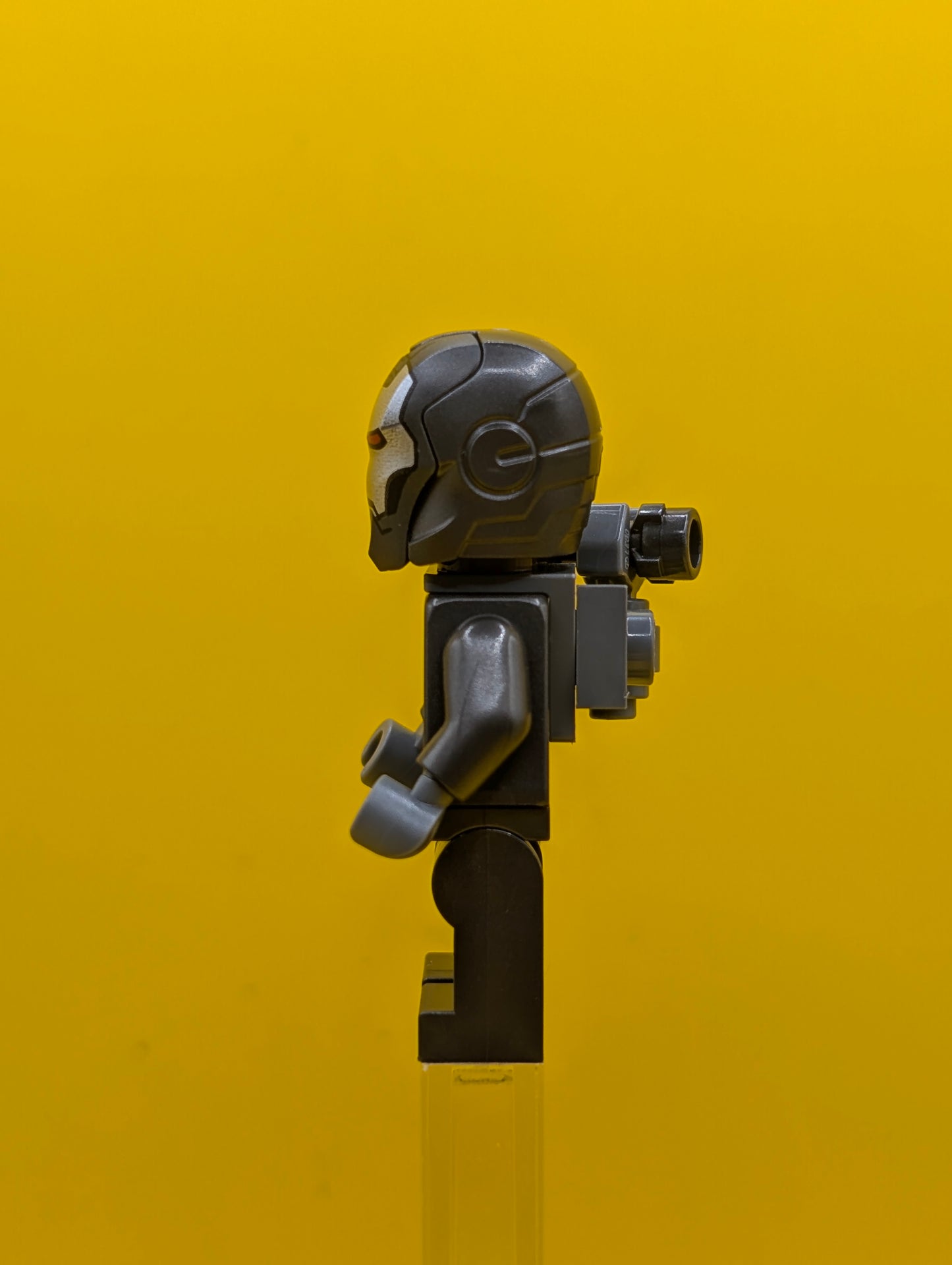 War Machine sh0819 Pearl Dark Gray and Silver Armor with Backpack Marvel Lego Minifigure