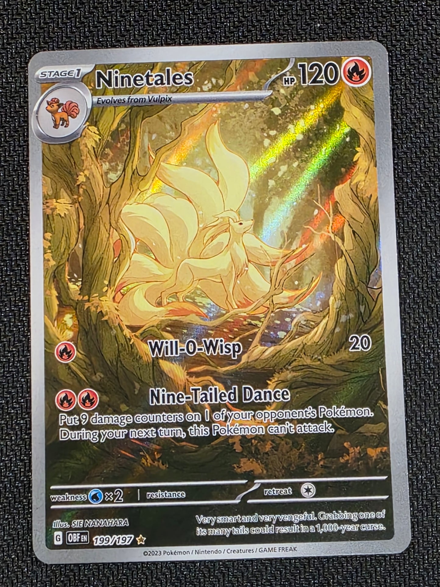 #199/197 Ninetales -199/197 SV03: Obsidian Flames