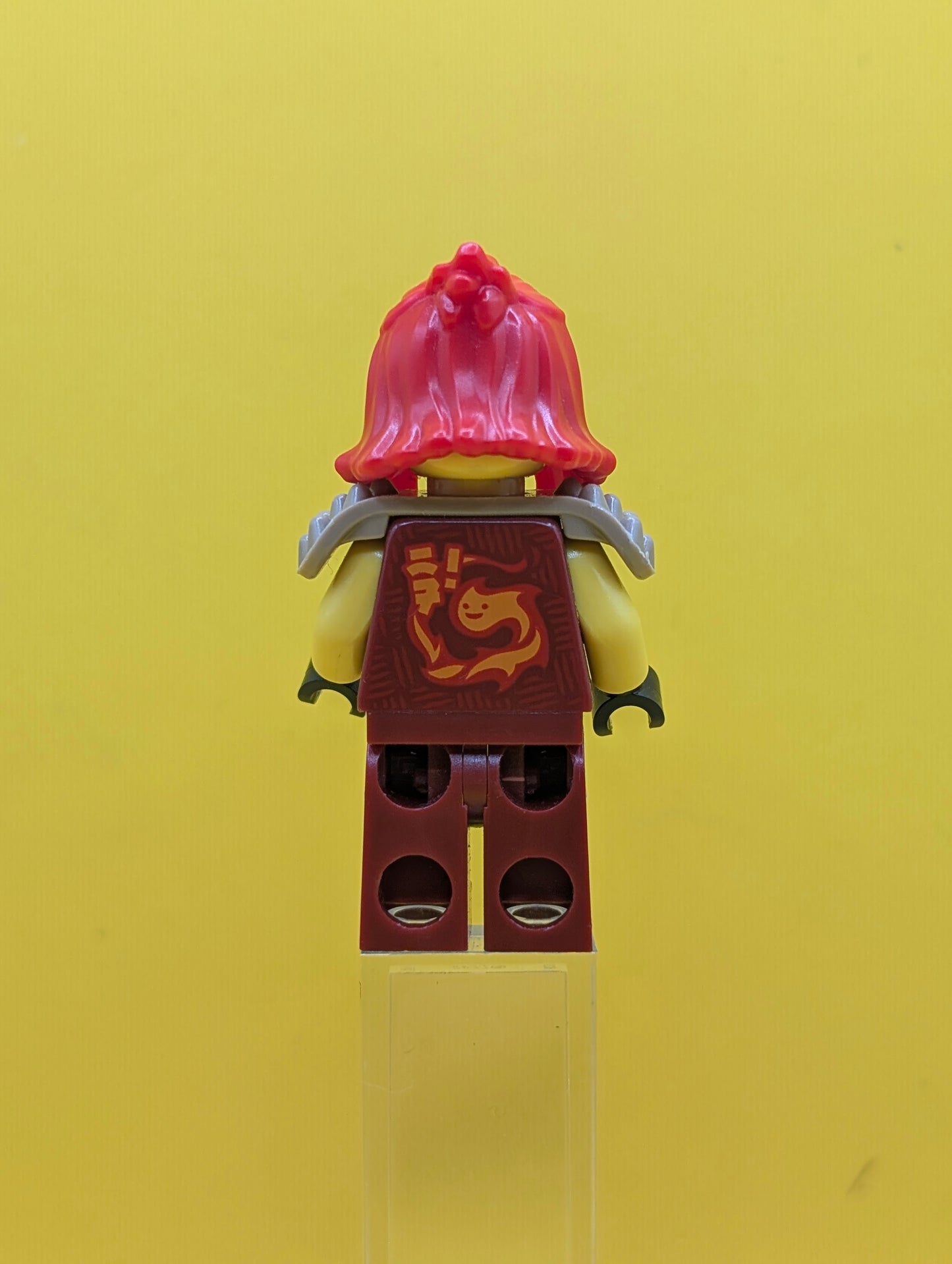 Wyldfyre njo0872 Dark Red Tunic, Shoulder Armor Ninjago Lego Minifigure