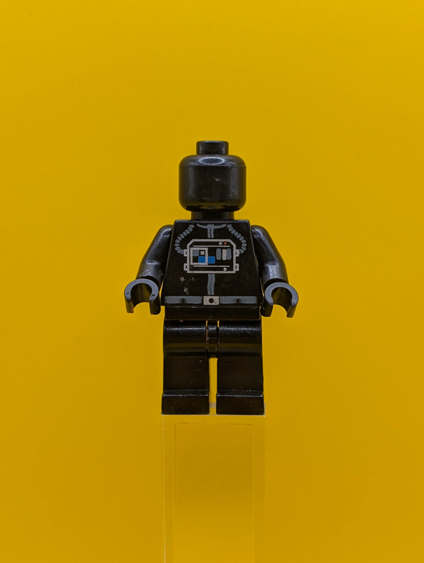 Imperial TIE Fighter / Interceptor Pilot sw0035b Black Head Star Wars Lego Minifigure