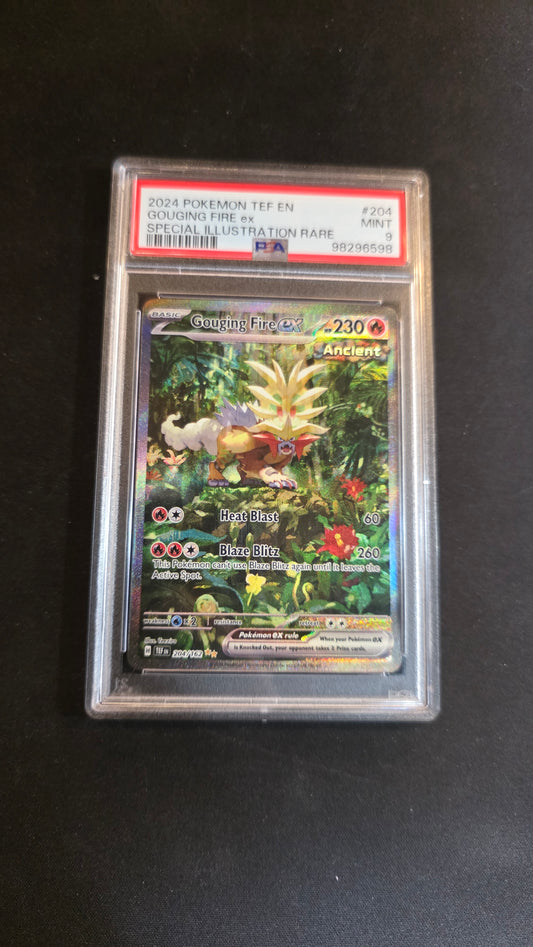 #204/162 Gouging Fire ex PSA 9 - Temporal Forces