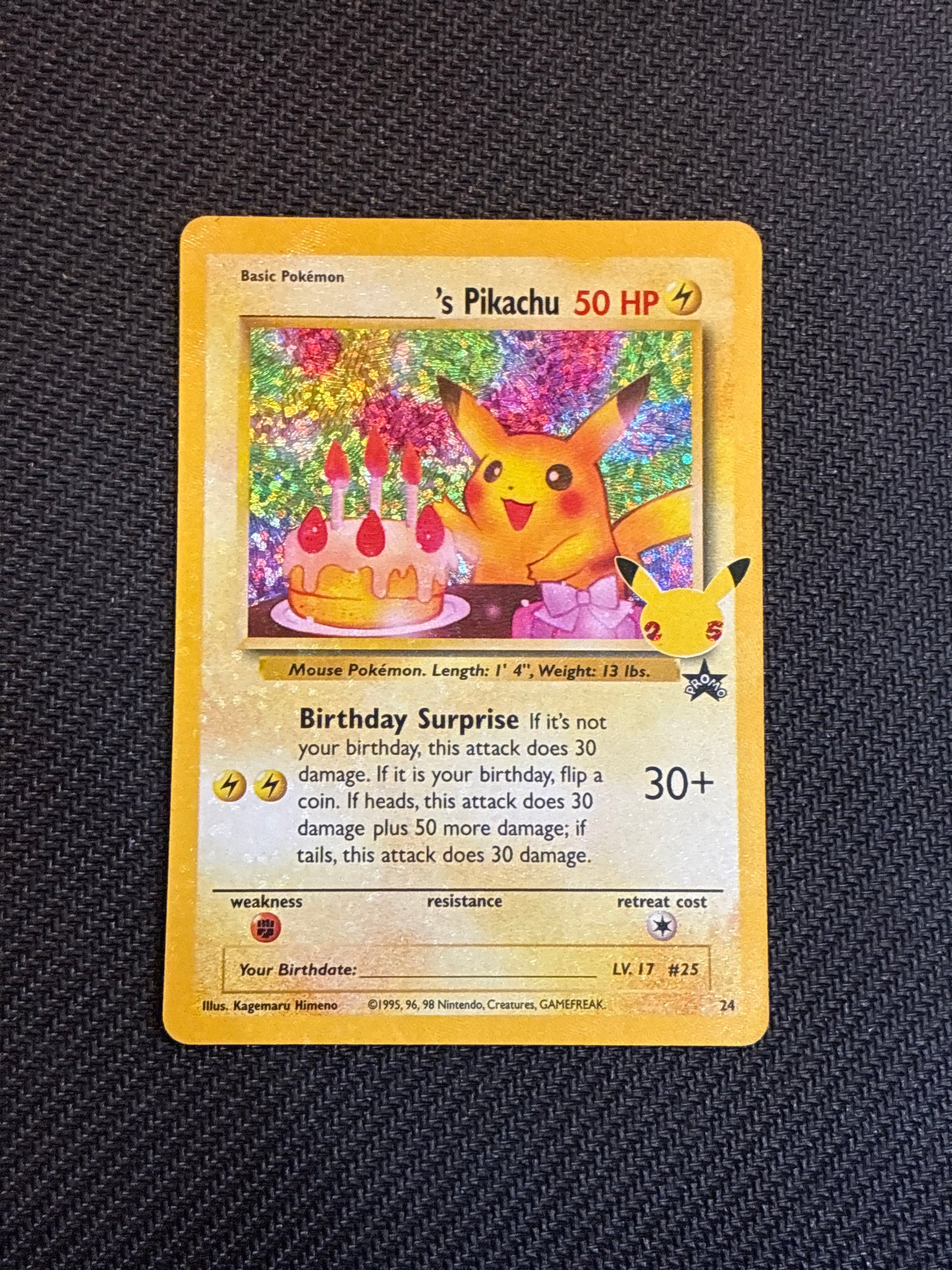 #24 Birthday Pikachu Celebrations