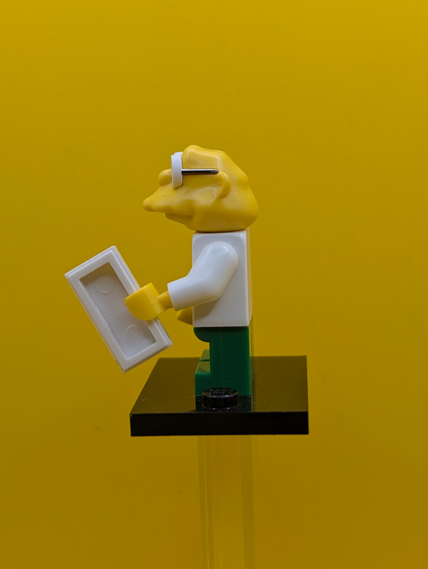Hans Moleman colsim2-10 The Simpsons, Series 2 (Complete Set with Stand and Accessories) Cmf Lego Minifigure