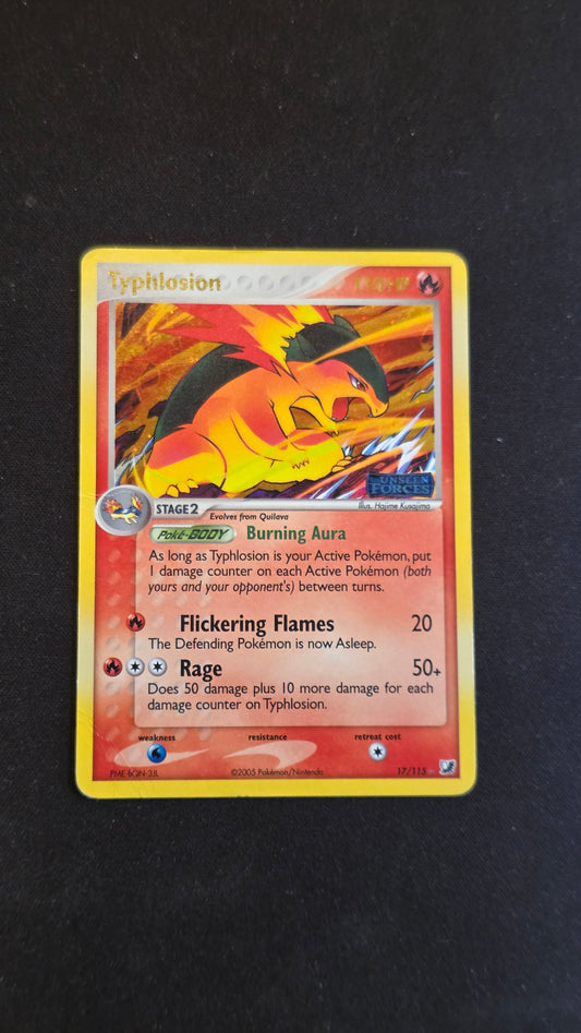 Typhlosion #17/115 -EX Unseen Forces
