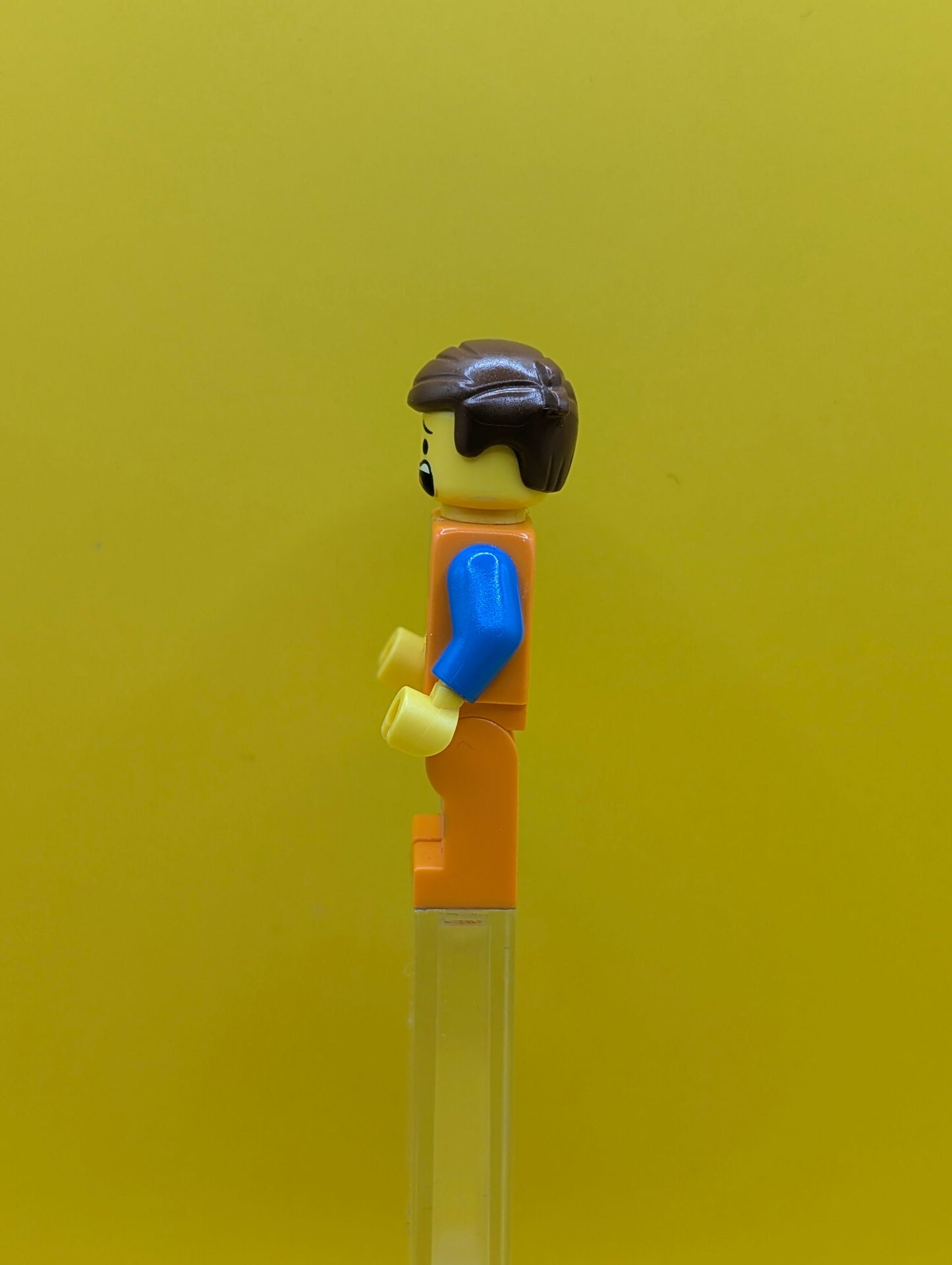 Emmet tlm087 Lopsided Closed Mouth Smile, without Piece of Resistance The Lego Movie Lego Minifigure