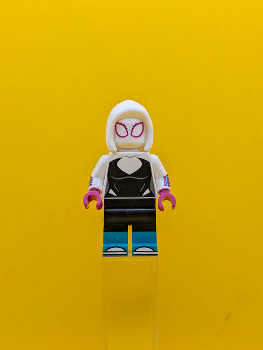 Gwen Stacy colspi04 Spider Gwen, Spider-Man Across the Spider-Verse (Minifigure Only without Stand and Accessories) CMF Lego Minifigure