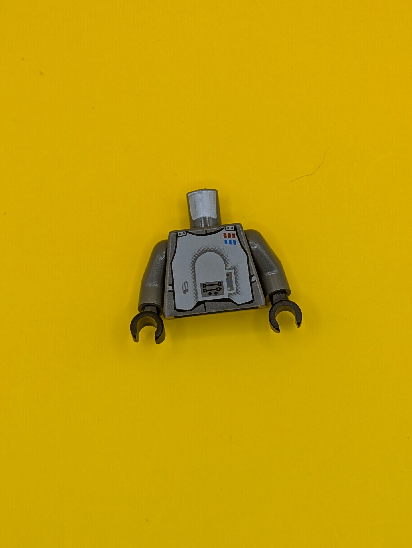 Torso SW Imperial Officer 3 Pattern (Hoth) / Dark Bluish Gray Arms / Black Hands 973pb0625c01 Lego