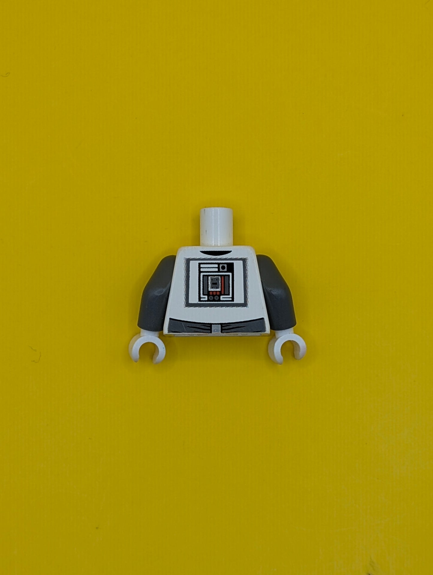 Torso SW AT-AT Driver Dark Bluish Gray Pattern / Dark Bluish Gray Arms / White Hands 973pb0270bc01 Lego