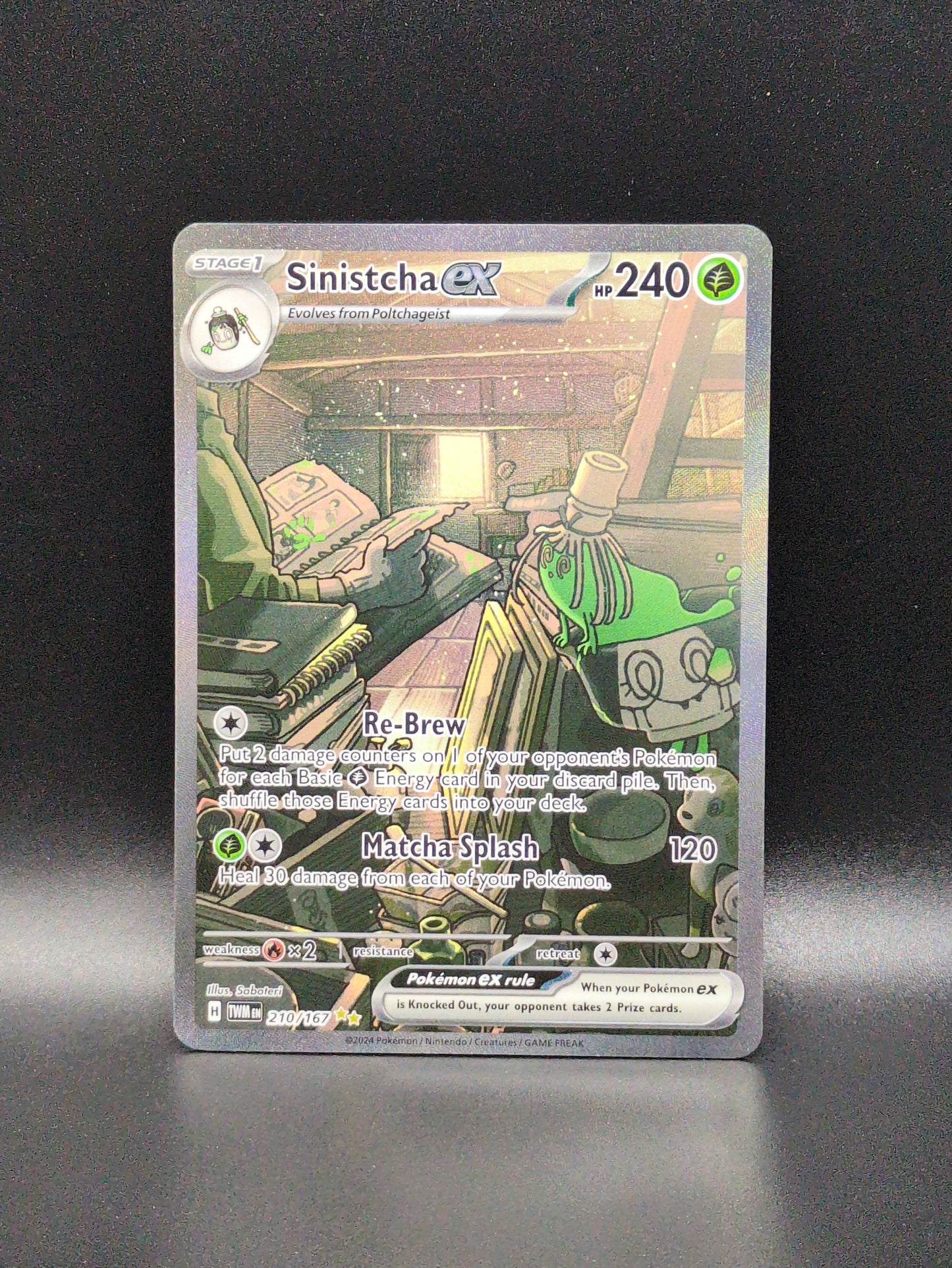 Sinistcha ex (Special Illustration Rare) #210/167 - Twilight Masquerade