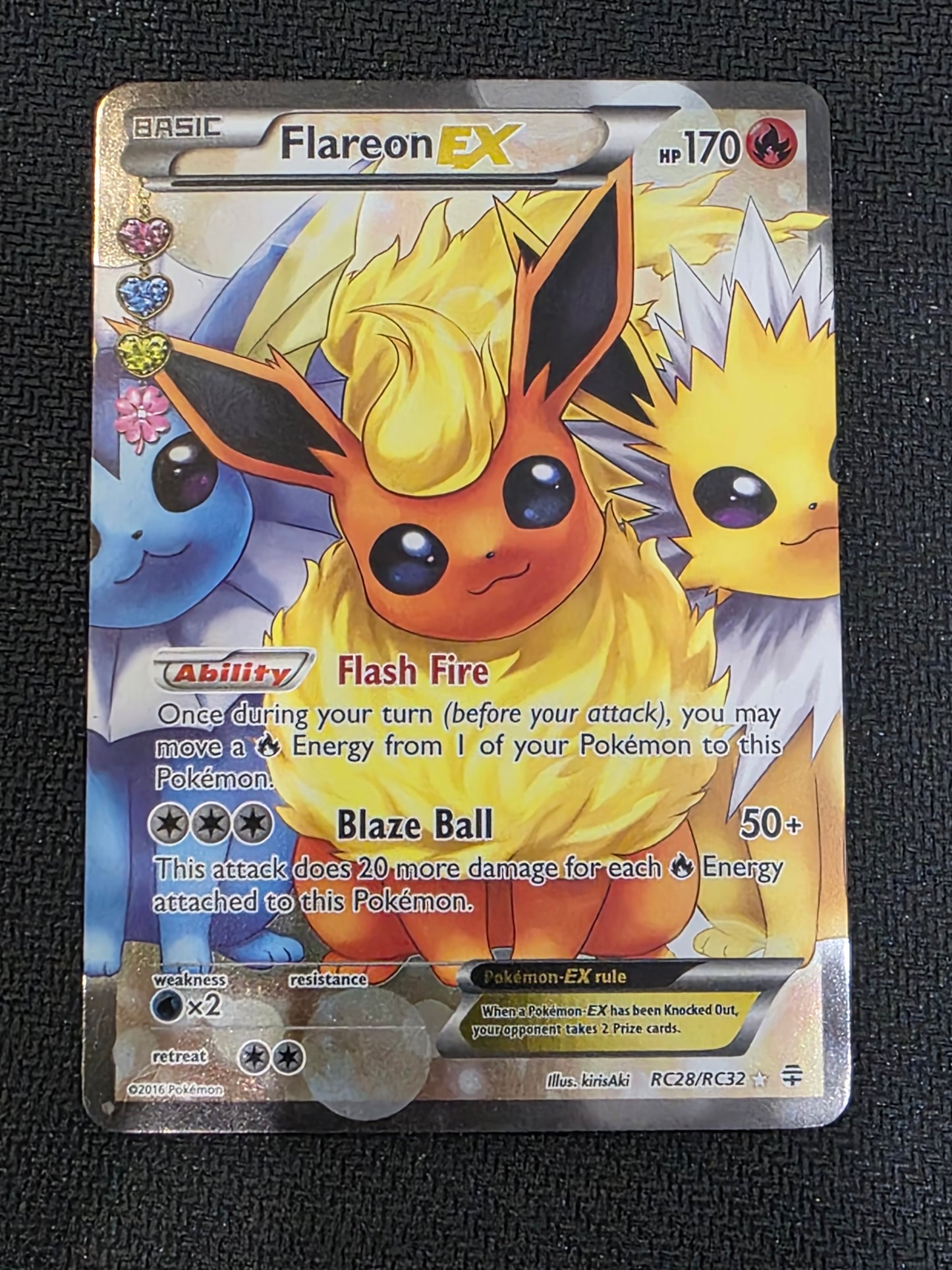 #RC28/RC32 Flareon EX (Full Art) Generations (LP)