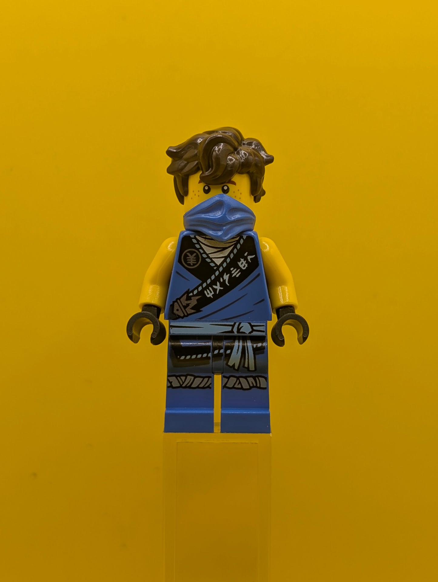 Jay njo0576a Legacy, Rebooted, Ninjago Logogram 'MASTER' on Torso, Hair Ninjago Lego Minifigure