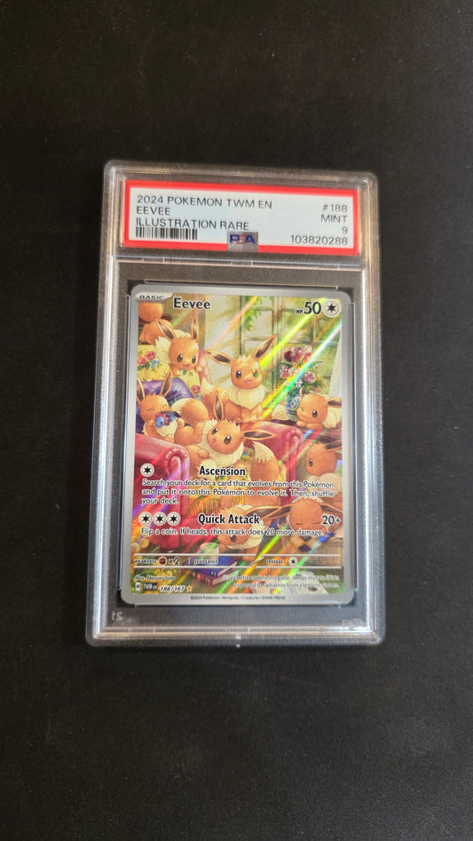 #188/167 Eevee PSA 9 -Twilight Masquerade