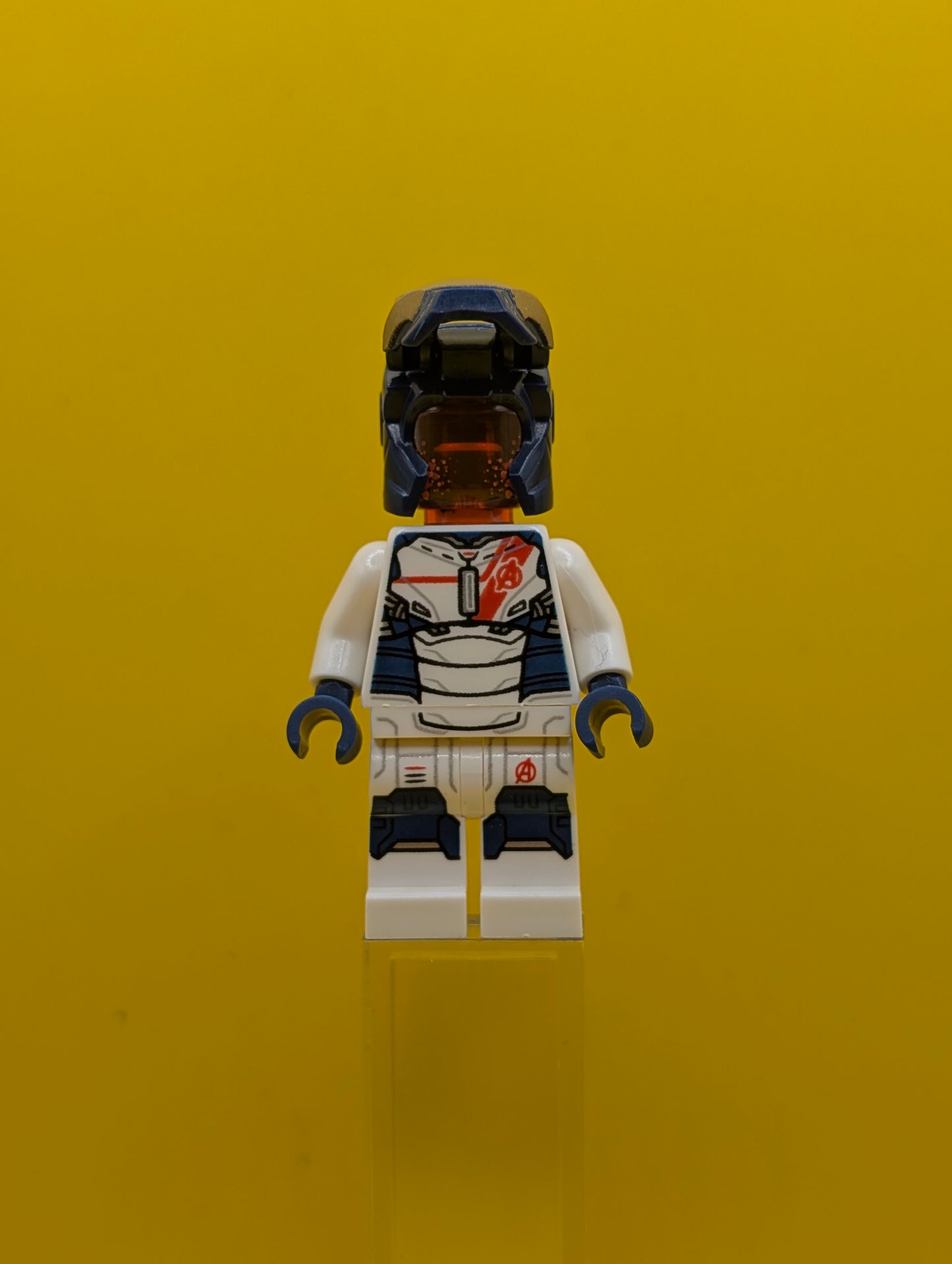 Iron Legion sh0168 Trans-Neon Orange Head, Helmet with Visor Marvel Minifigure