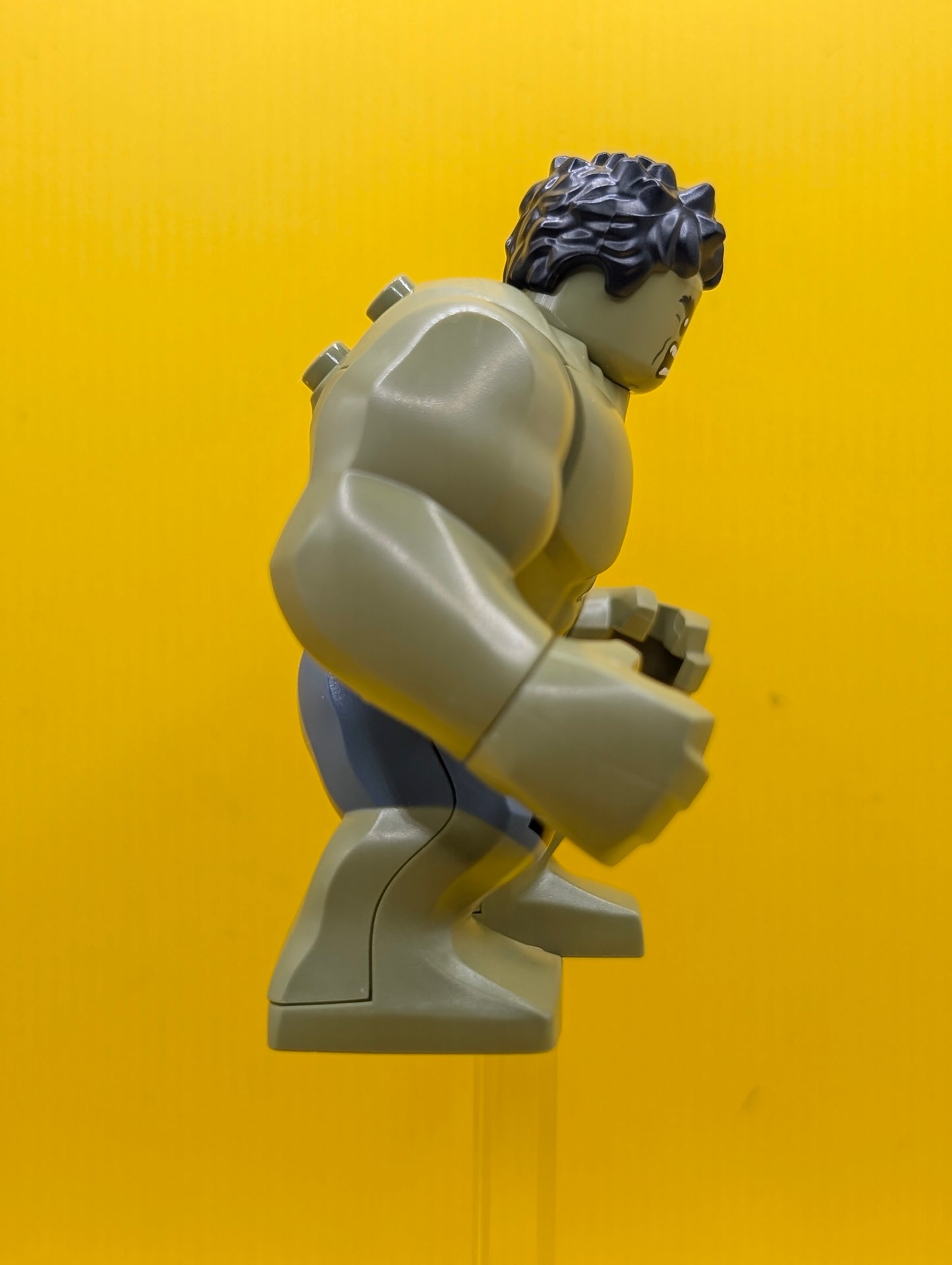 Hulk sh0966 Giant, Sand Blue Pants with Lavender Panels, Raging Marvel Lego Minifigure