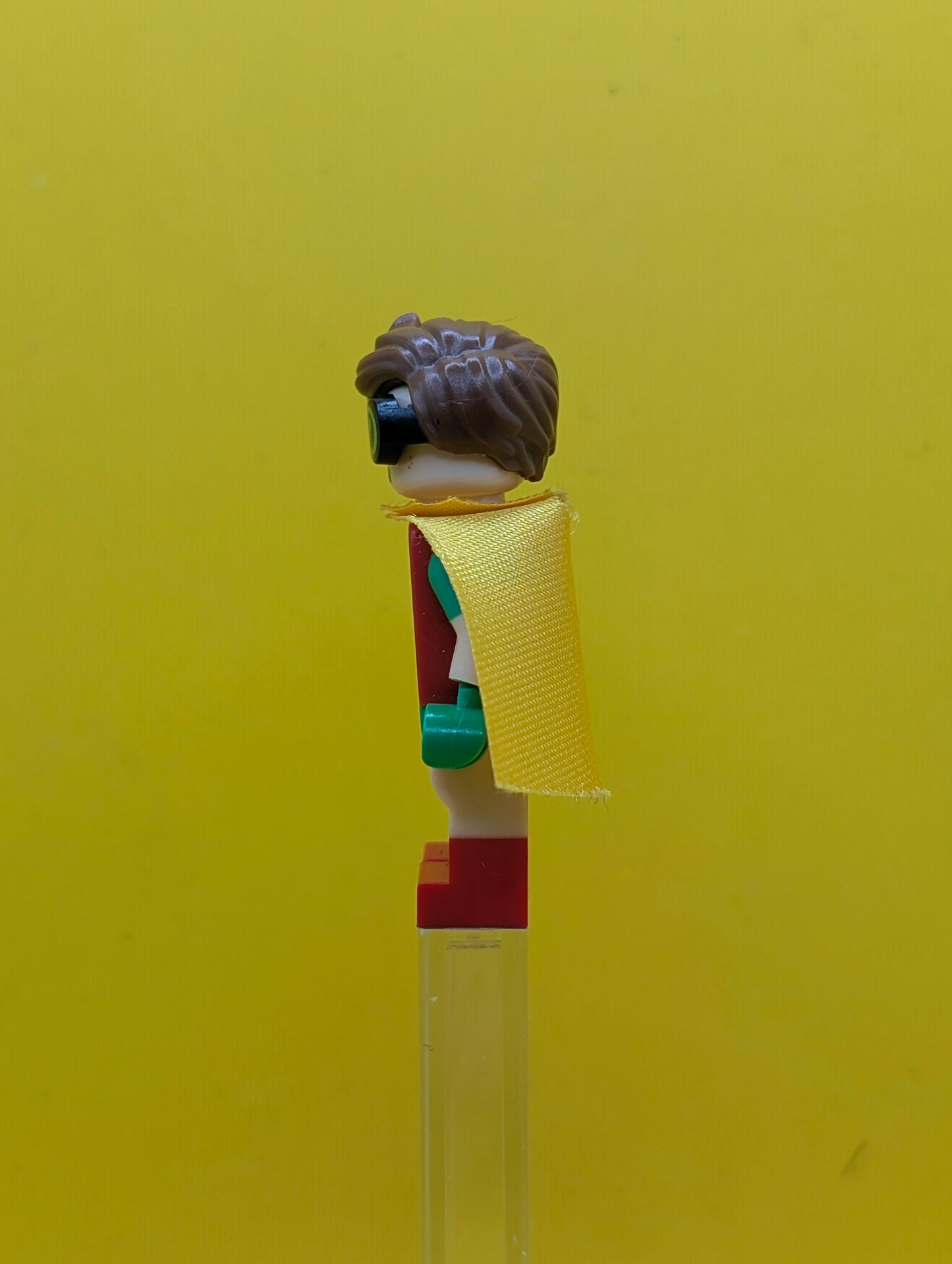 Robin sh0315 Green Glasses, Smile / Scared Pattern DC Lego Minifigure
