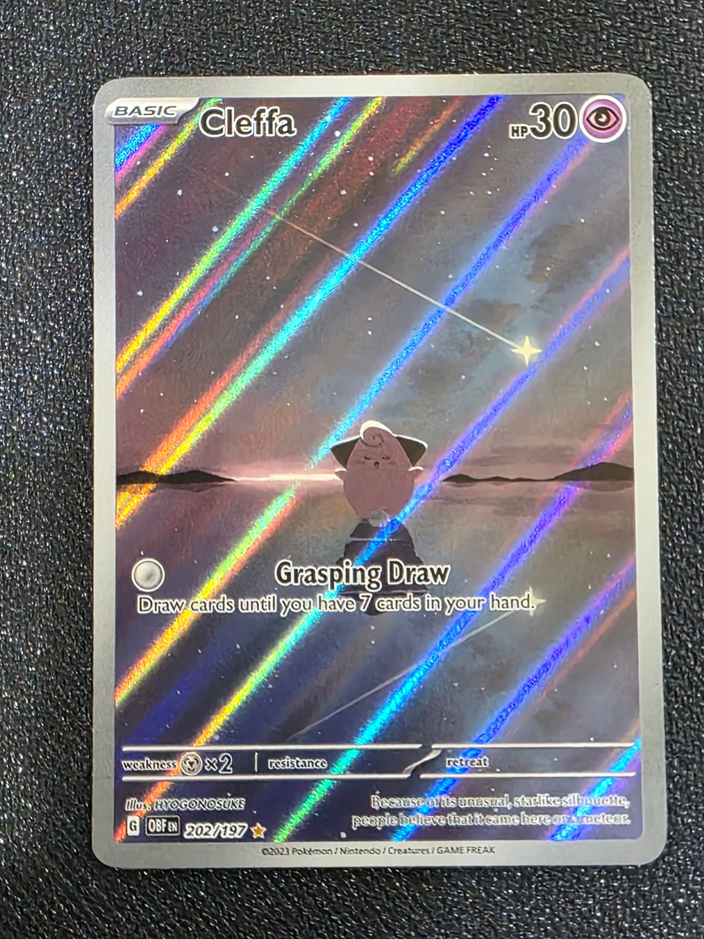 #202/197 Cleffa Obsidian Flames