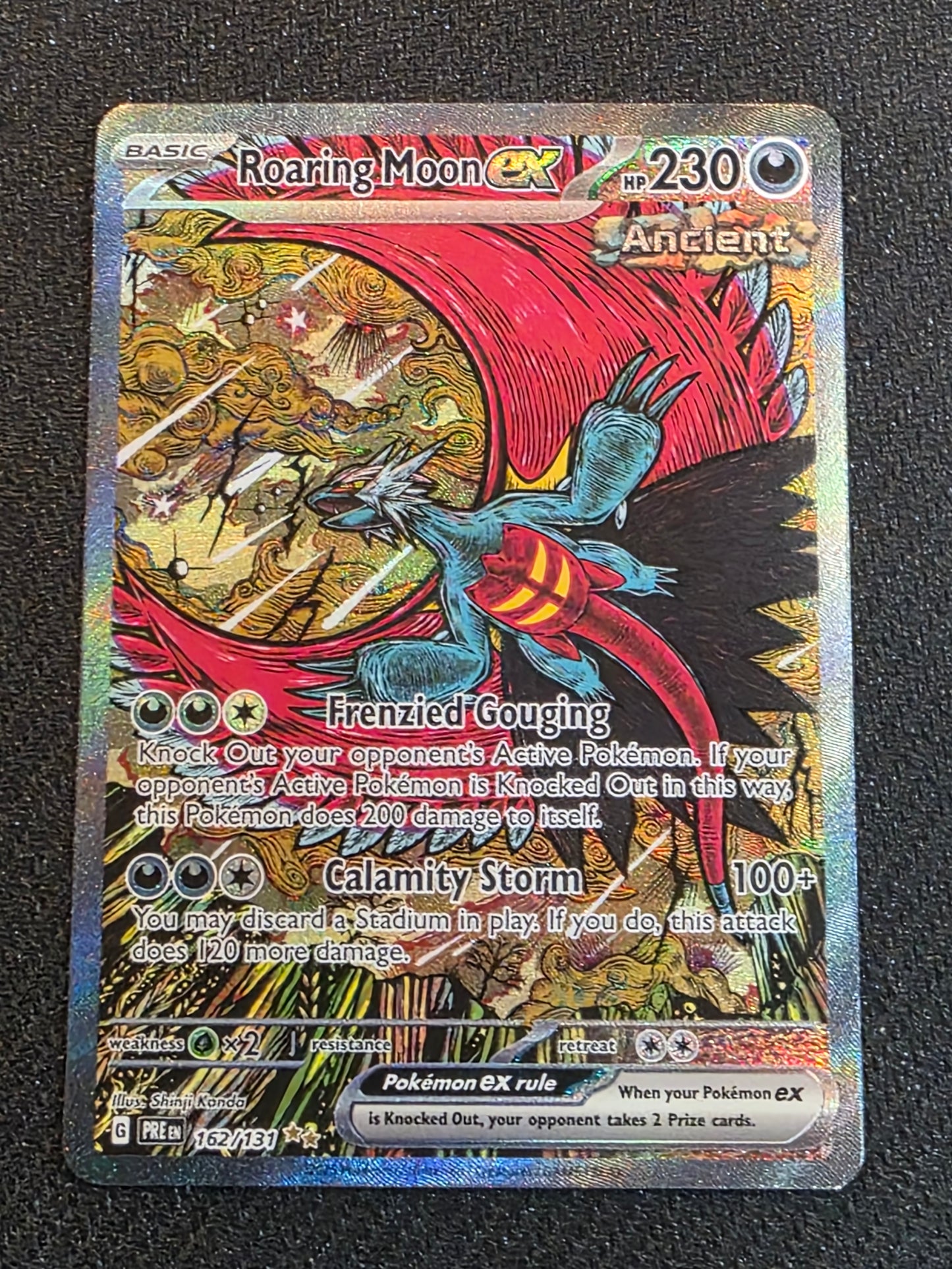 #162/131 Roaring Moon Ex Prismatic Evolutions