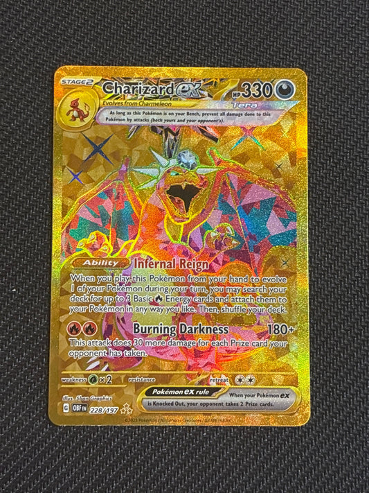 Charizard ex #228/197 Hyper Rare Obsidian Flames