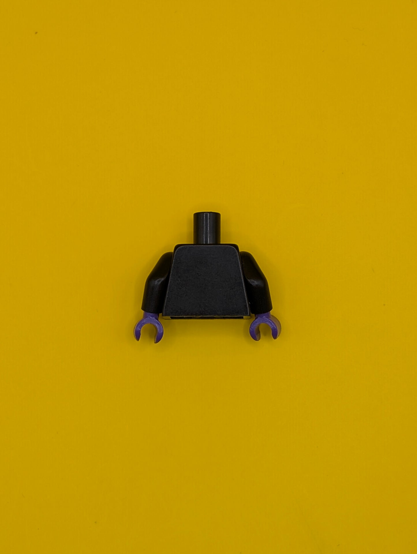 Torso Tuxedo Jacket, White Shirt, Dark Purple Bow Tie and Vest Pattern / Black Arms / Dark Purple Hands 973pb2580c01 Lego