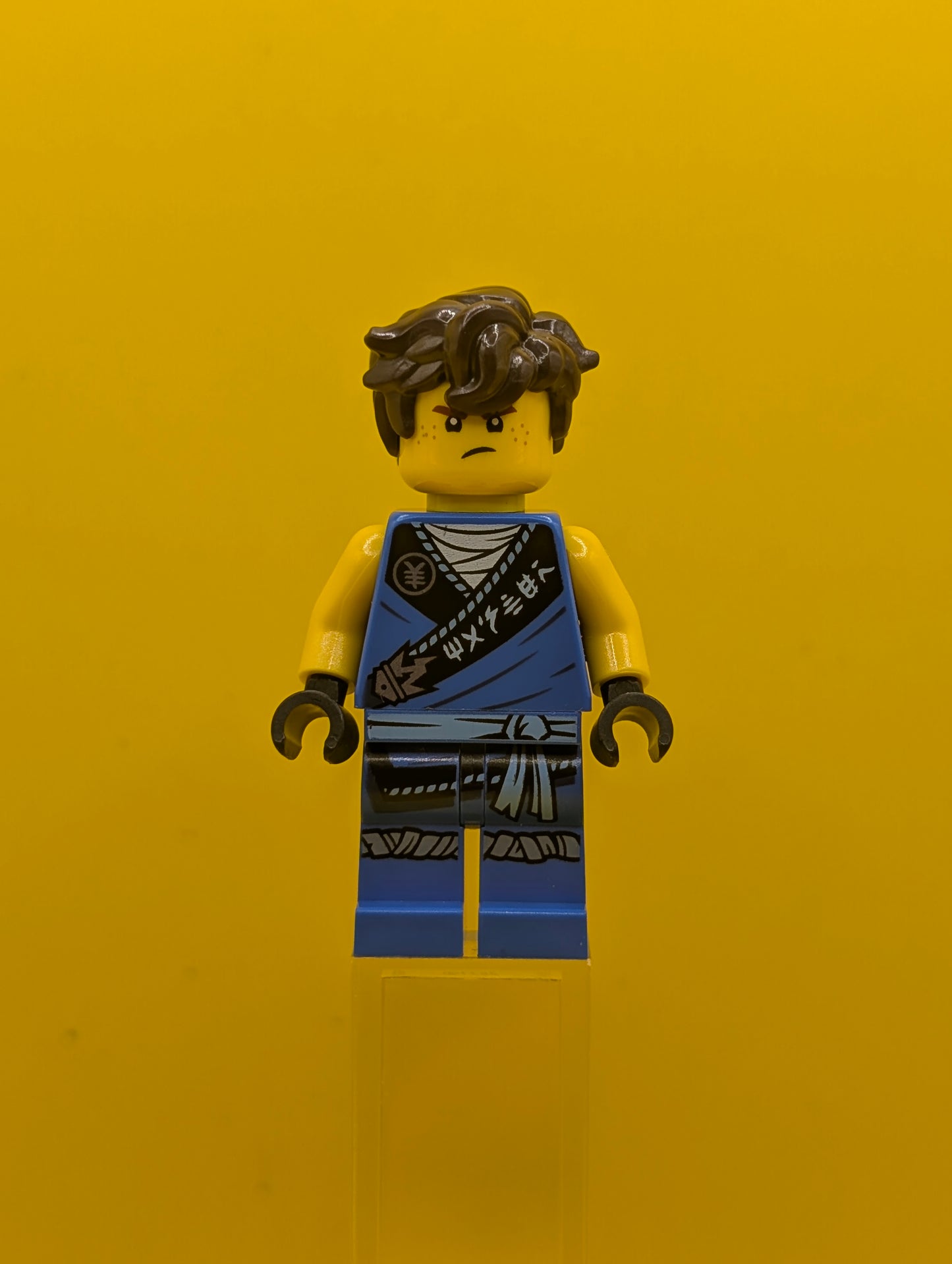 Jay njo0576a Legacy, Rebooted, Ninjago Logogram 'MASTER' on Torso, Hair Ninjago Lego Minifigure