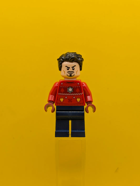 Tony Stark sh0760 Christmas Sweater Marvel Lego Minifigure