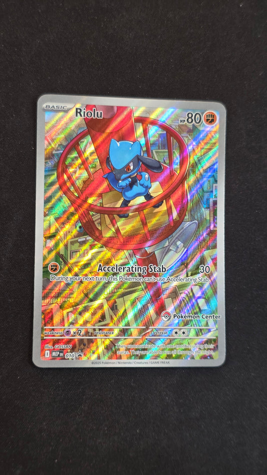 Riolu (Pokemon Center Stamp) #010 - Mega Evolution Promo