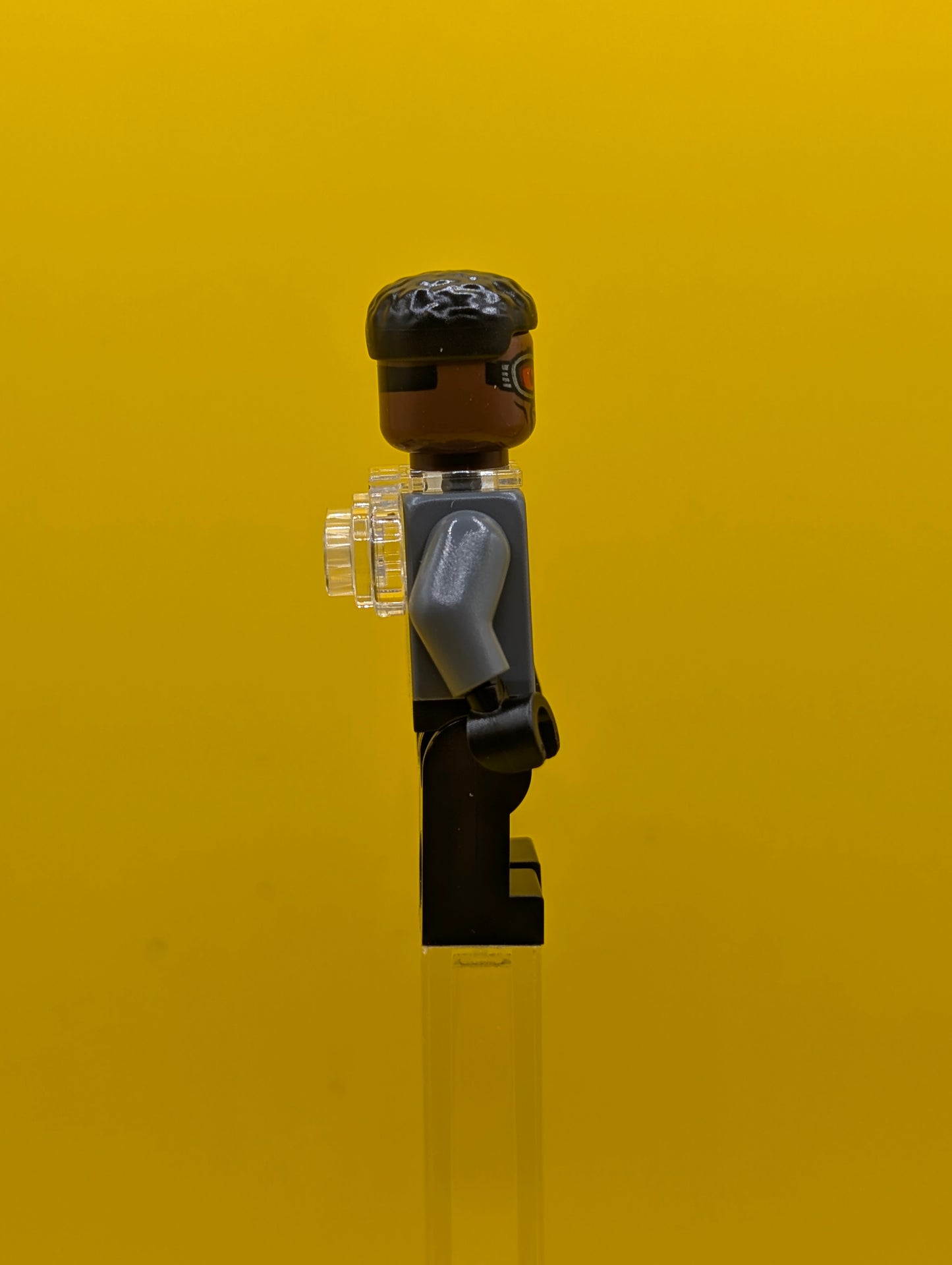 Falcon sh0929 Dark Bluish Gray and Black Suit, Printed Legs Marvel Lego Minifigure