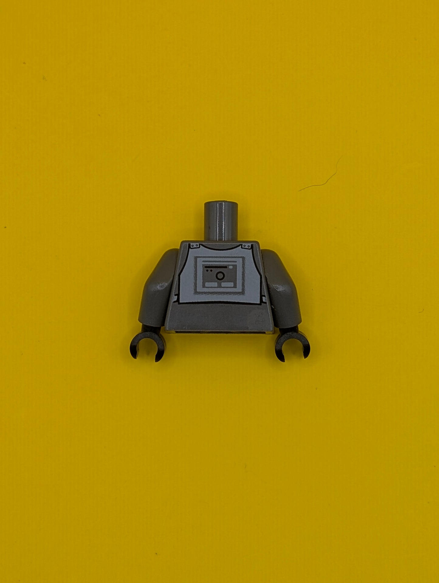 Torso SW Imperial Officer 3 Pattern (Hoth) / Dark Bluish Gray Arms / Black Hands 973pb0625c01 Lego