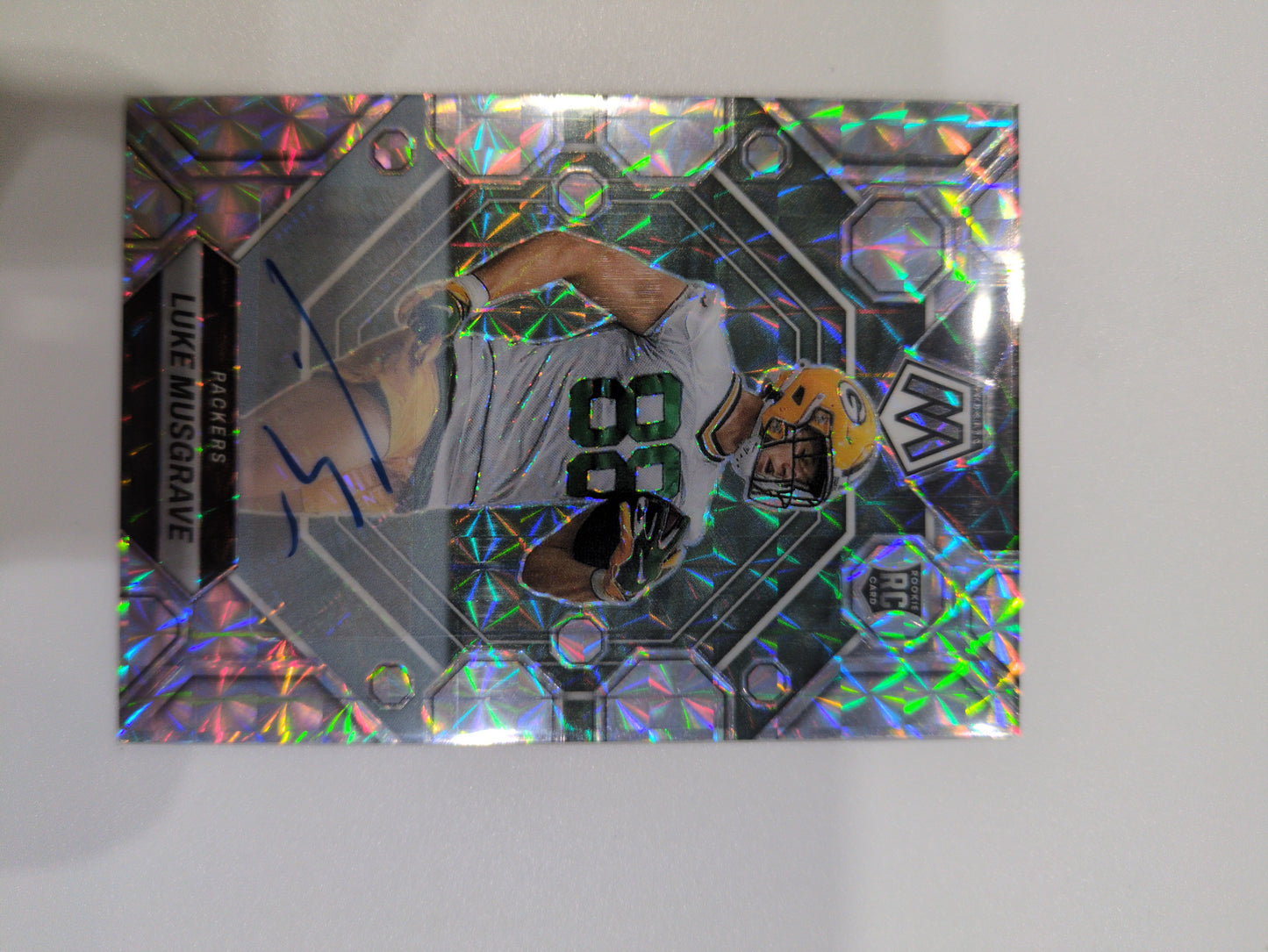 Luke Musyrute 343 Greenbay Rookie Mosaic auto