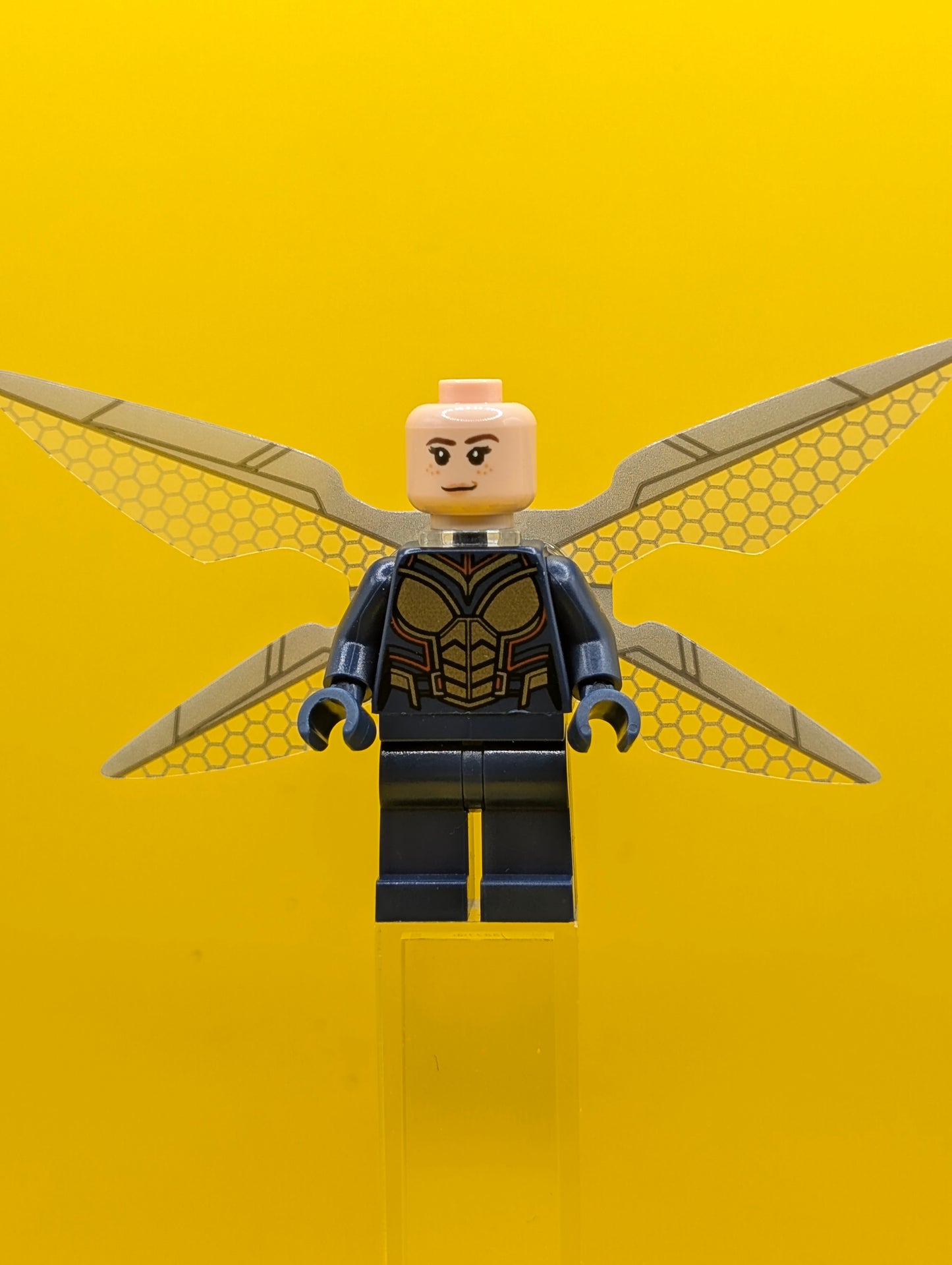 The Wasp sh0927 (Hope van Dyne) - Trans-Clear Wings with Hexagons Marvel Lego Minifigure