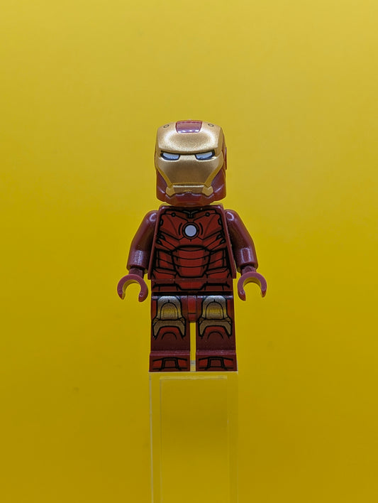 Iron Man sh0739 Mark 3 Armor, Hair Marvel Lego Minifigure
