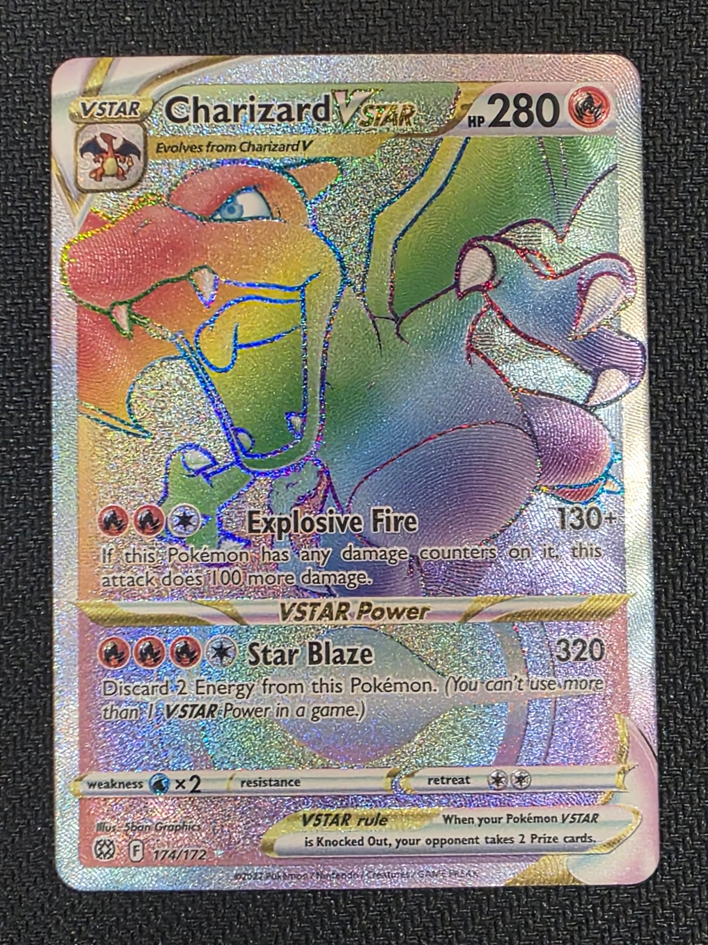 #174/172 Charizard VStar