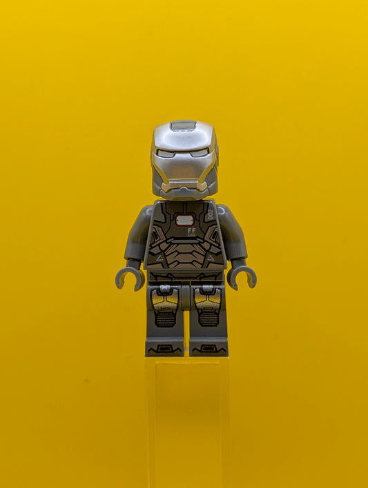 War Machine sh0066 Dark Bluish Gray and Silver Armor with Backpack Marvel Lego Minifigure
