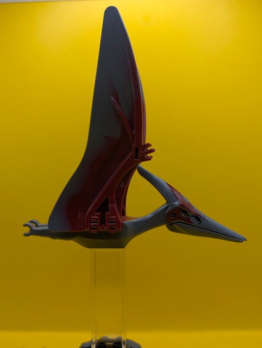 Dinosaur Pteranodon ptera04 with 4 Studs with Dark Red Back and Large Curved Nostrils Jurassic World Lego Minifigure
