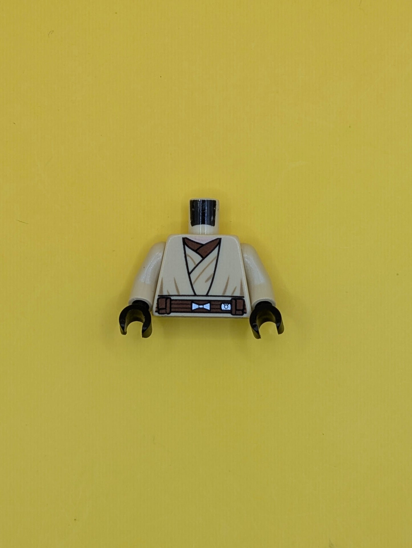 Torso SW Layered Shirt, Reddish Brown Undershirt, Reddish Brown Belt Pattern / Tan Arms / Black Hands 973pb1298c01 Lego