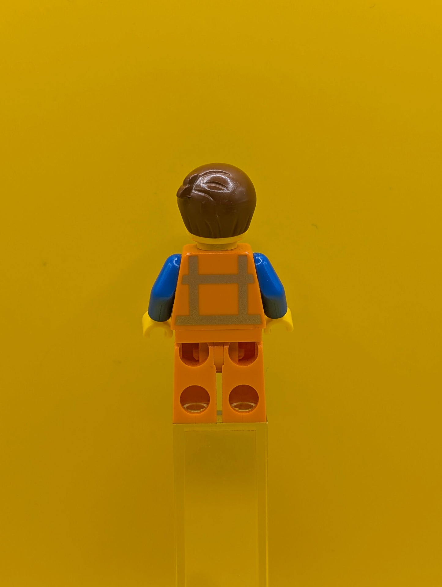 Emmet tlm087 Lopsided Closed Mouth Smile, without Piece of Resistance The Lego Movie Lego Minifigure