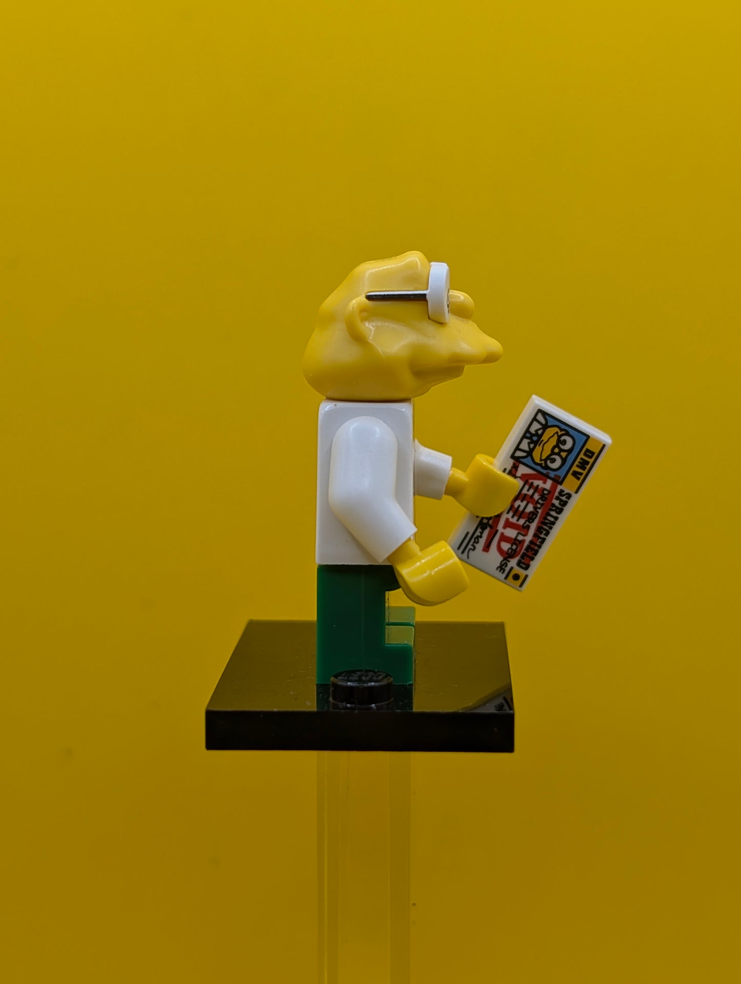 Hans Moleman colsim2-10 The Simpsons, Series 2 (Complete Set with Stand and Accessories) Cmf Lego Minifigure