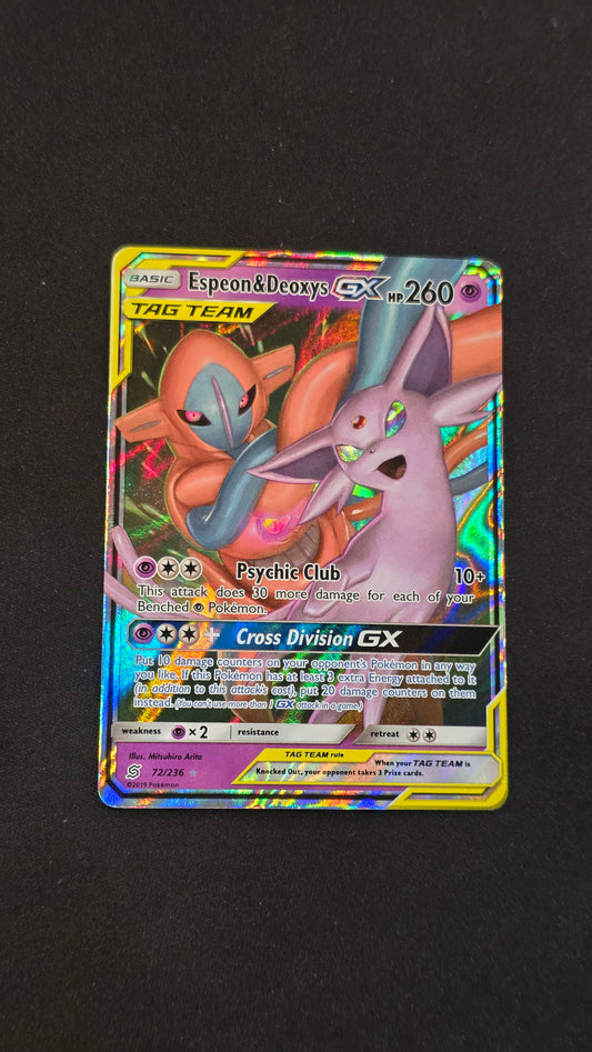 Espeon & Deoxys GX #72/236 - Unified Minds