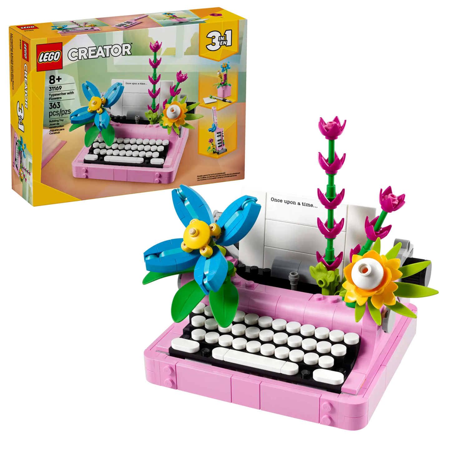 31169 Typewriter With Flowers Creator Lego Set