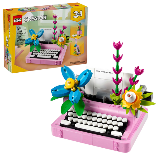 31169 Typewriter With Flowers Creator Lego Set