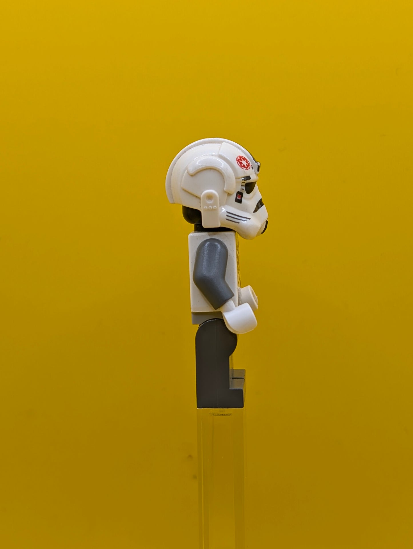 AT-AT Driver sw0262 Red Imperial Logo, Bluish Grays, Black Head, Stormtrooper Type 2 Helmet Star Wars Lego Minifigure